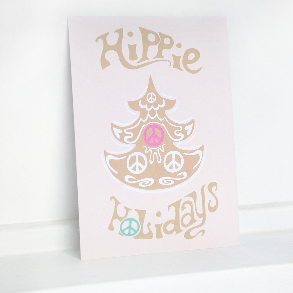 Card | Hippie holidays