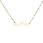 Cadena de oro sagitario