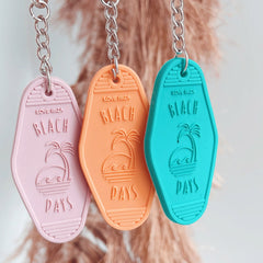 Schlüsselbund beach days orange