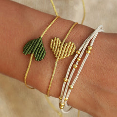 Armband gold heart
