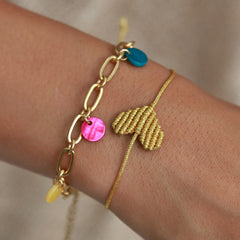 Armband gold heart