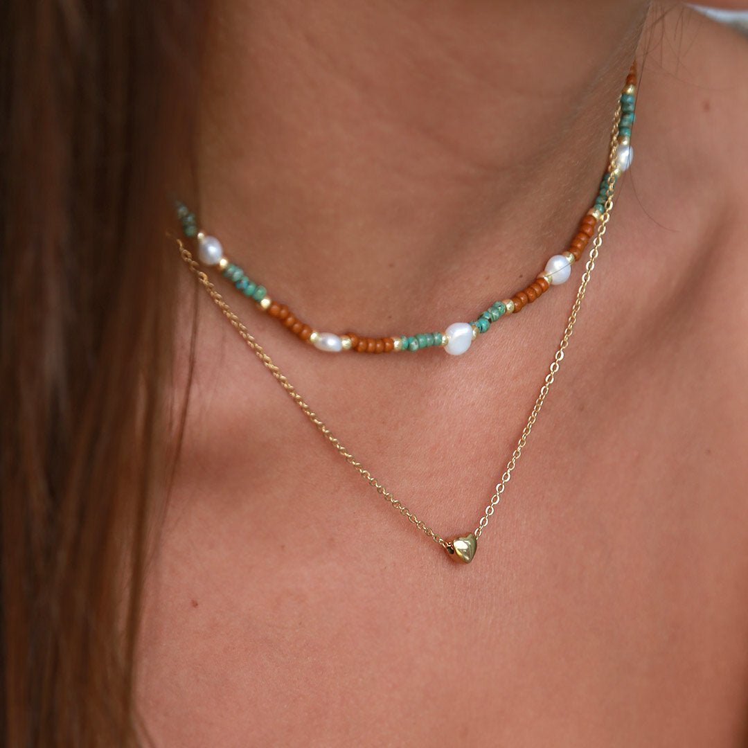 Necklace autumn pearl