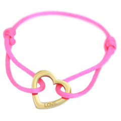 Armband sweet love roze
