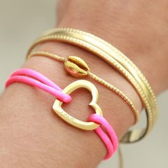 Armband sweet love roze