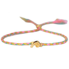 Brazalete ondulado rosa