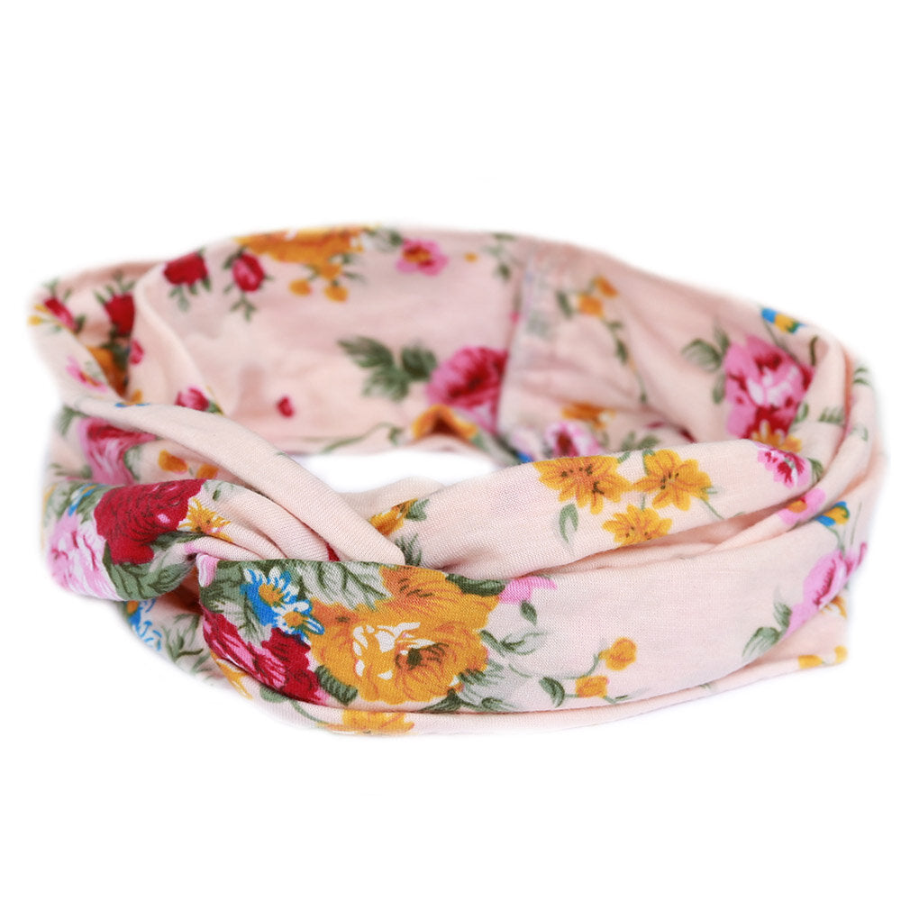 Haarband flower salmon