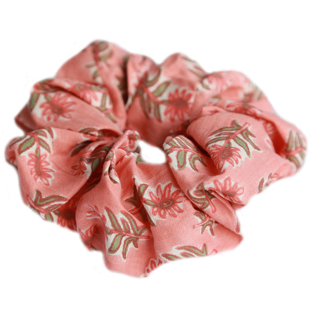 Scrunchie ibiza style old rose
