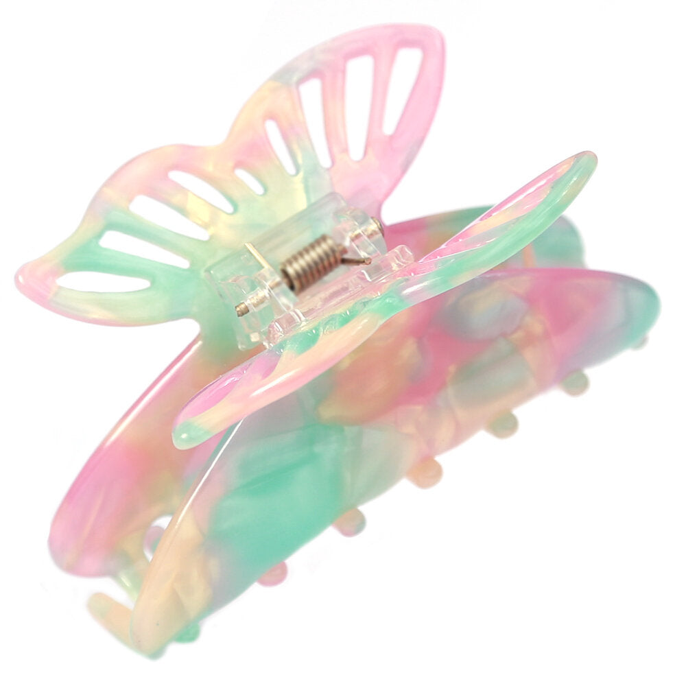 Haarklammer butterfly pastel