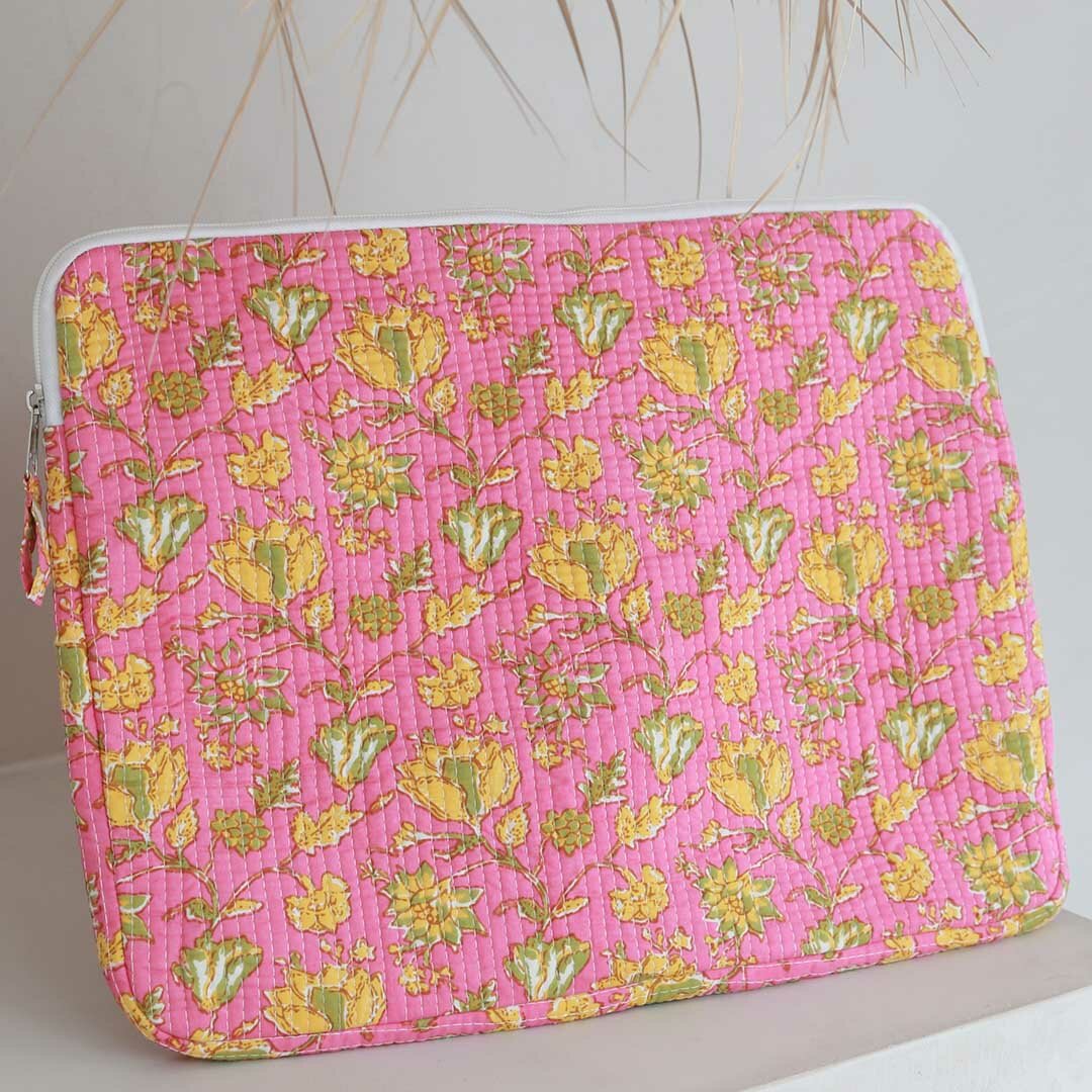 Notebook-Cover Fez pink yellow