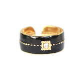 Anillo Castello oro negro