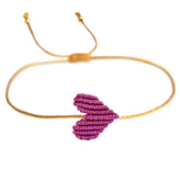 Brazalete corazón cereza