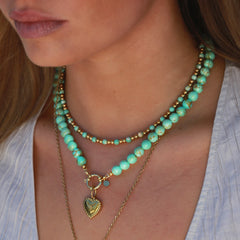 Ketting Alicante turquoise