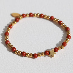 Bracelet Moraira star brique stone