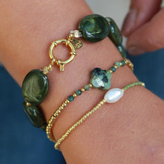 Armband pastille groen