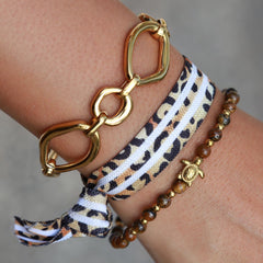 Armband gemstone turtle tigereye