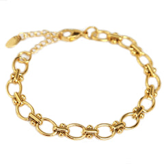 Bracelet chaîne à pois