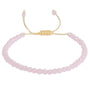 Bracelet facet light pink