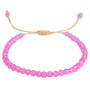 Bracelet facet light pink