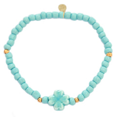 Armband Kleestein blau