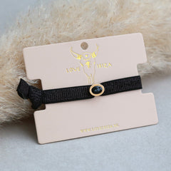 Bracelet brillant noir