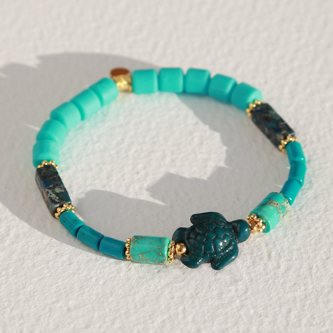 Bracelet tortue turquoise