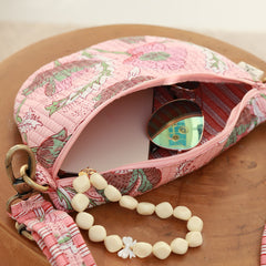 Crossbody tas peach