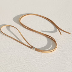 Collier ras du cou Navajo beige argent