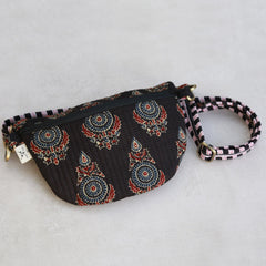 Crossbody tas Indian black