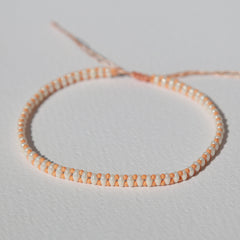 Enkelband Parel oranje style