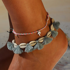 Enkelbandje Nomad seagreen