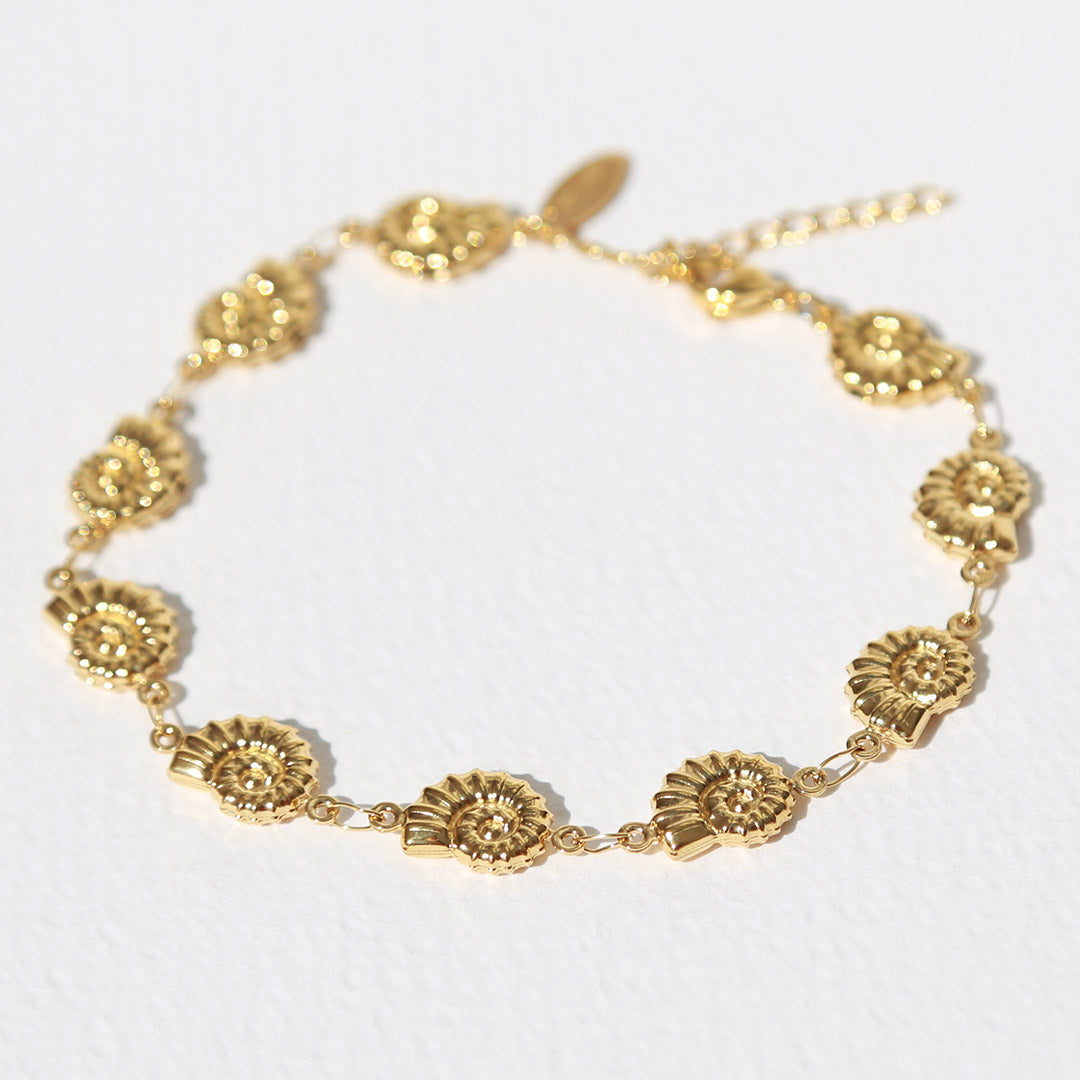 Enkelband gouden tonna cepa schelp