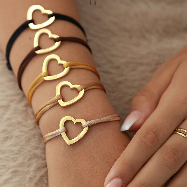 Armband süße Liebe Gold