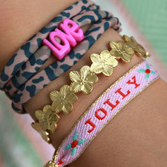 Geweven armband jolly