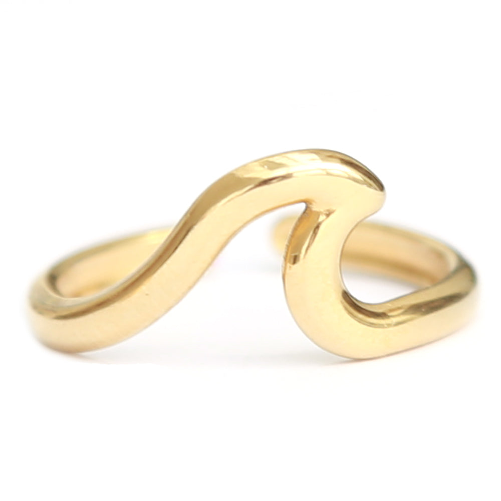Gouden ring wave