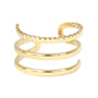 Silberring twisted