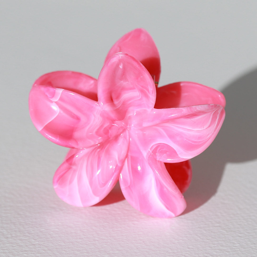 Haarspange Blume pastell swirl rosa