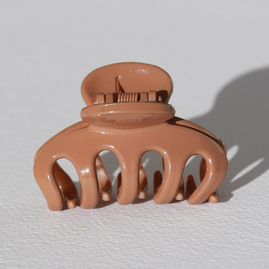 Haarspangen halter braun