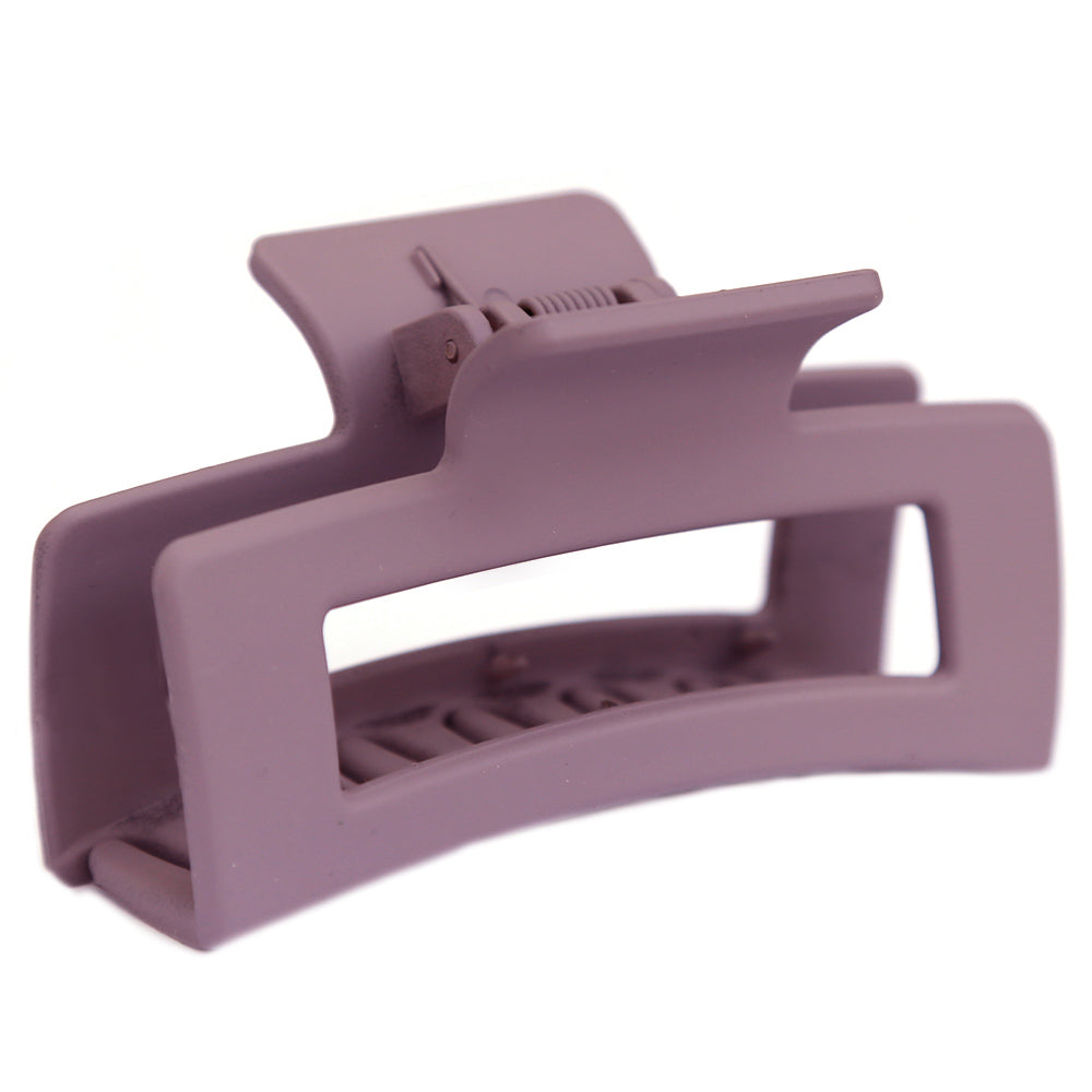 Barrette cheveux droite mauve mat