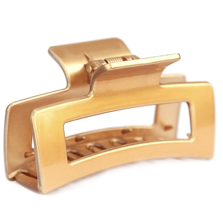 Hair clip straight shiny gold