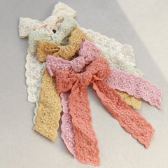Haarspelt bow yellow