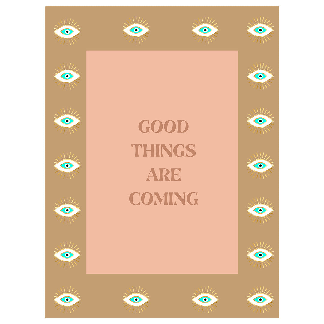 Card - Good things are coming