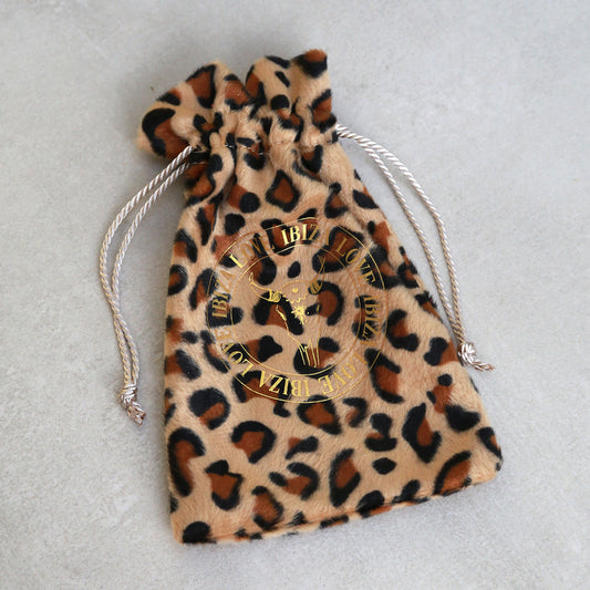 Kado zakje leopard velvet