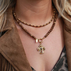 Collier de Javea avec pierre noire