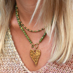 Collier en pierre d'olivier Moraira