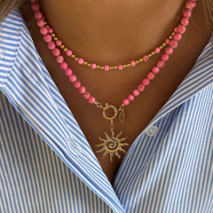 Ketting Javea hot pink