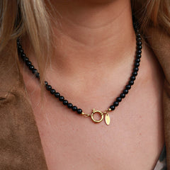 Collier de Javea avec pierre noire