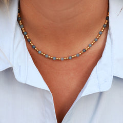 Collier en pierre bleue Moraira