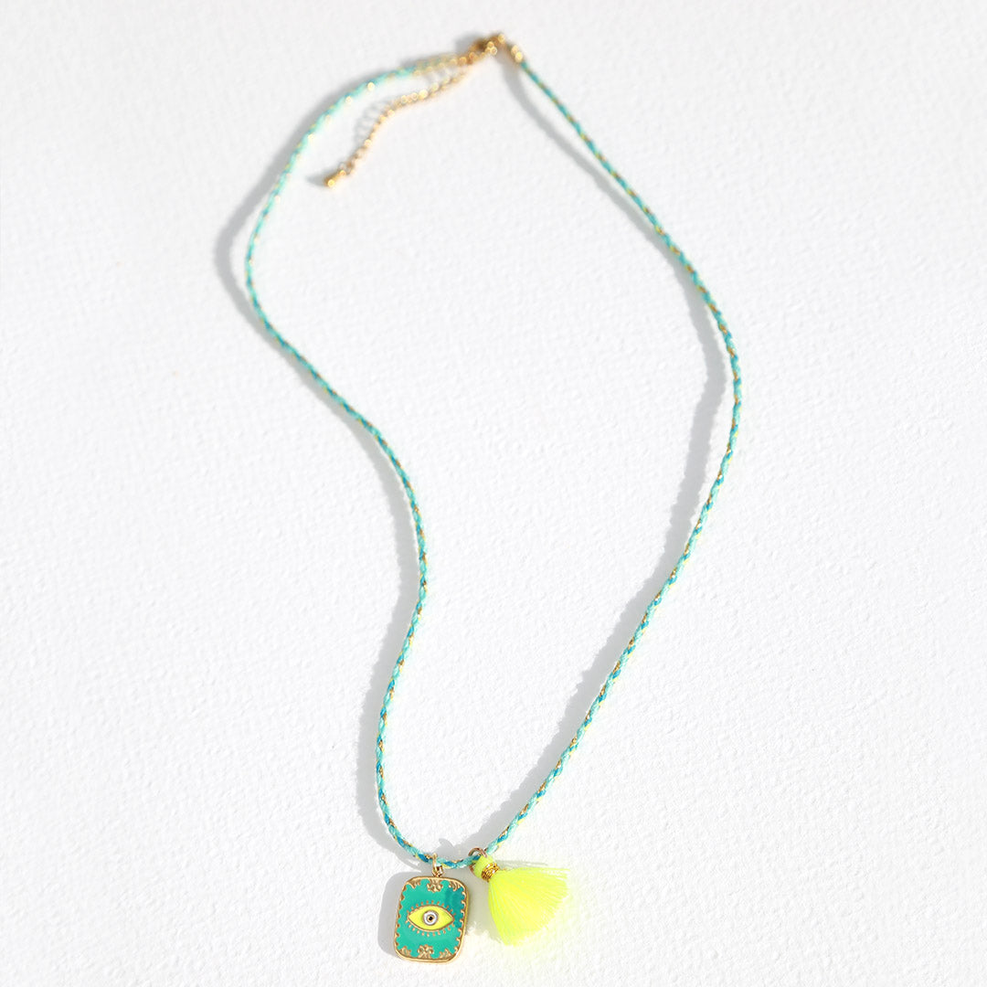 Ketting eye turquoise