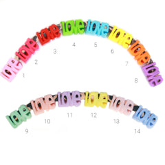 Bracelet de cheville léopard love - choisissez votre propre couleur !