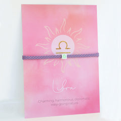 Zodiac sign bracelet